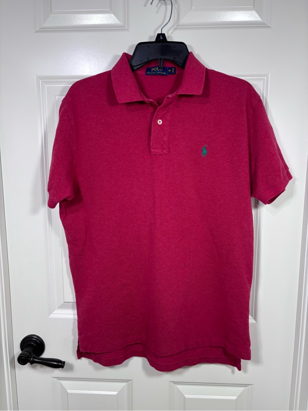 Polo Ralph Lauren Short Sleeve Cotton Polo Men’s M Heather Red